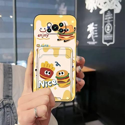 Lulumi-Phone Case For Xiaomi Poco X3 NFC/X3 Pro, Waterproof phone case Soft case Back Cover Graffiti Cute TPU Card slot cell pho