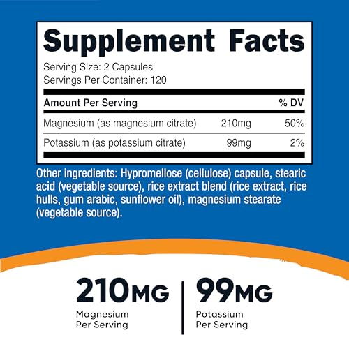 Nutricost Potassium Magnesium Citrates