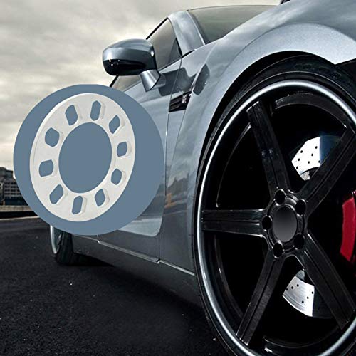 Sangmei Adaptador de espaçador de roda universal 5 orifício 5 mm Adaptador de roda de alumínio 5 ter