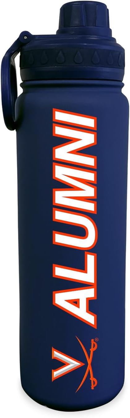 The Fanatic Group Personalized University of Virginia Alum 24 oz. Stainless Steel Bottle - Navy