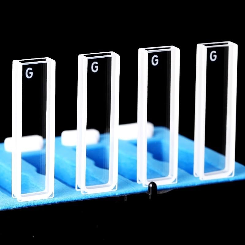 4 cellules standard cuve pour échantillonnage à fond plat 3 mm