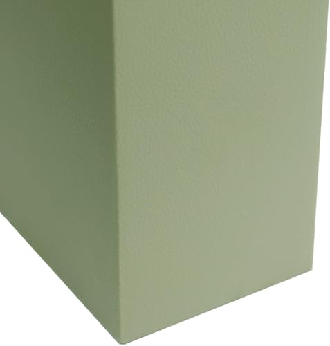 Miniatura 7 de Elegant Designs LT1025-SGE Lámpara de mesa moderna de cuero con pantalla de tela blanca, verde salvia