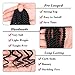 Leeven 8 Packs Wavy Senegalese Twist Crochet Hair with Curly Ends, 8 Inch Black Pre Looped Short Crochet Braids, Pre Twisted Small Havana Twist, Synthetic Braiding Hair for Women Girl Kids