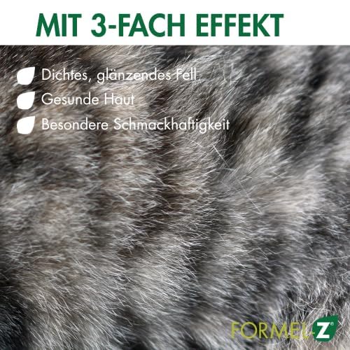 FORMEL-Z® Haut- & Fellpflege Hautschutz Katze | Studien-geprüft | Ohne Chemie | 365 Tabletten | Von Experten entwickelt | Mit natürlichem Vitamin-B-Komplex | Besondere Akzeptanz