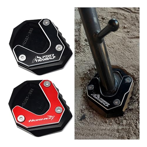 Extension béquille alu CNC Transalp XL750 support robuste anodisé - 2