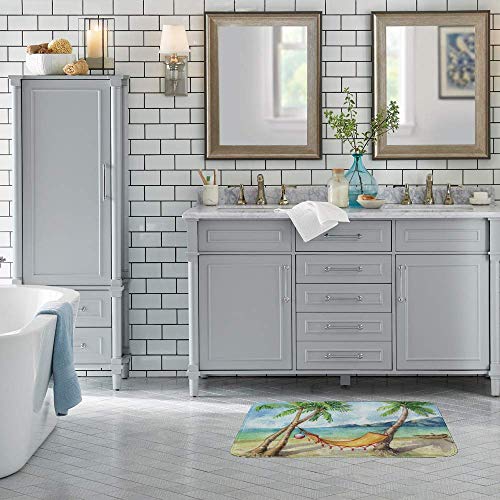 Tapis de bain absorbant l'eau lavable en machine