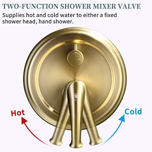 Reviews for HIMK Shower System, Wall Mounted Shower Faucet Set for