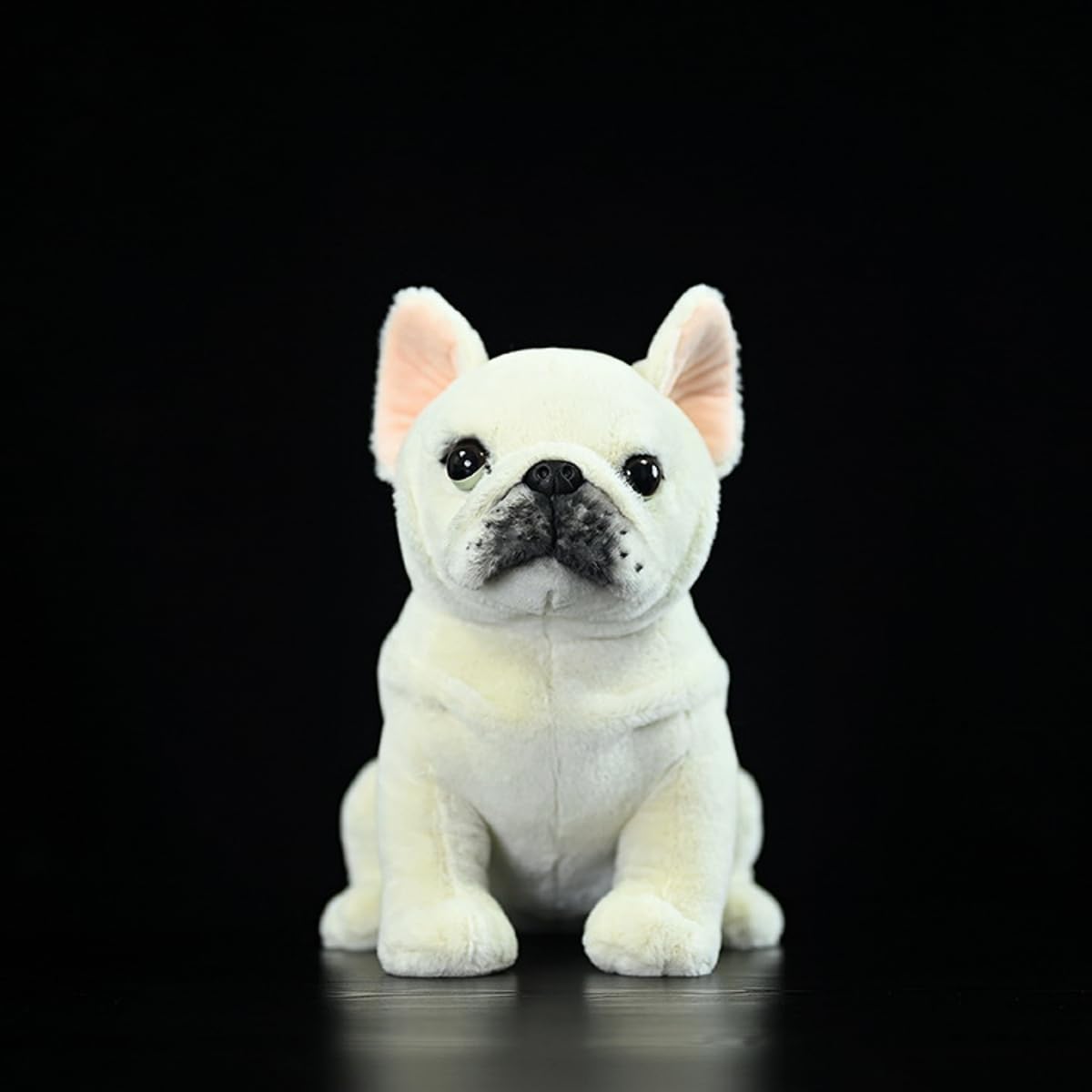 ZCPACE French Bulldog Stuffed Animal - 9.1'' Realistic White Dog Plush Toy, Cute Soft Stuffed Sitting Puppy Plushie Pillow Doll Toys - Image 9