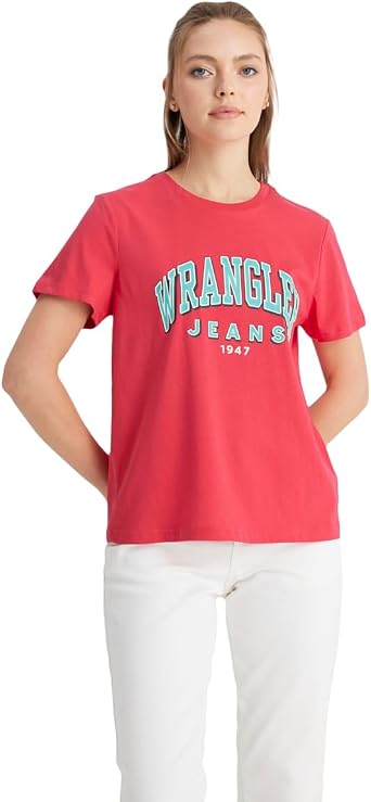 Wrangler W7N4205541 Kadın Bisiklet Yaka T-shirt