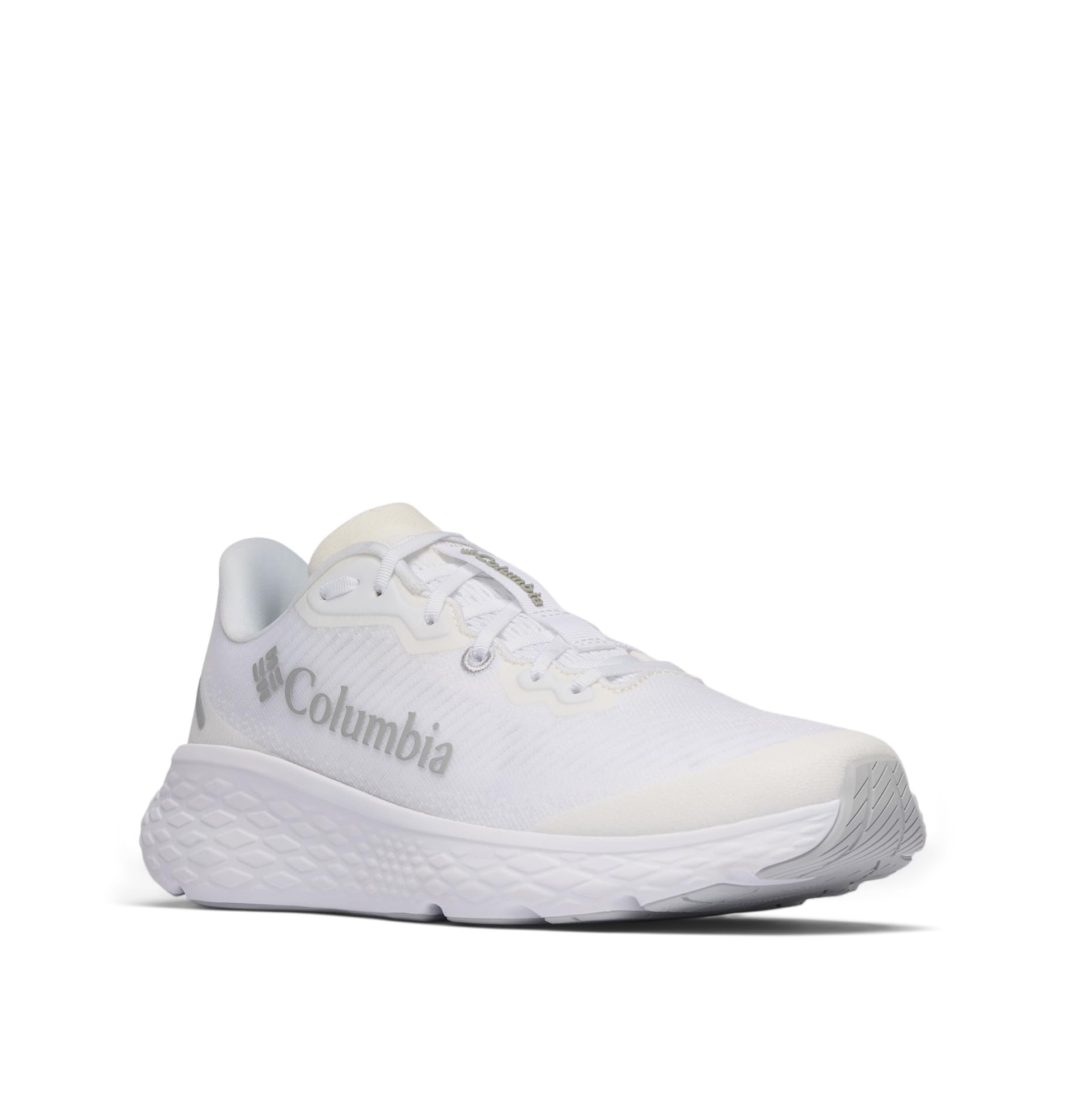 Chaussures de trail légères Columbia Konos Featherweight femme confort large blanc
