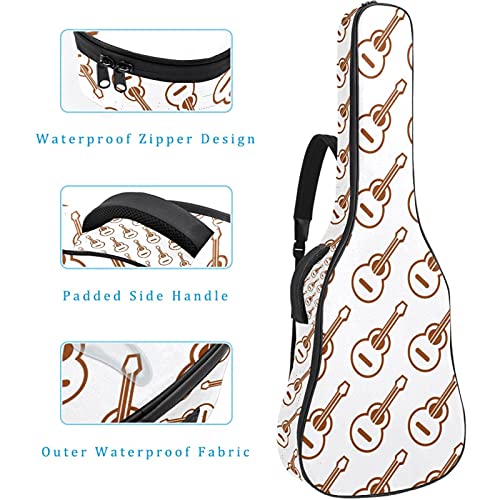 Housse de transport guitare classique et folk pour un déplacement sécurisé - 4