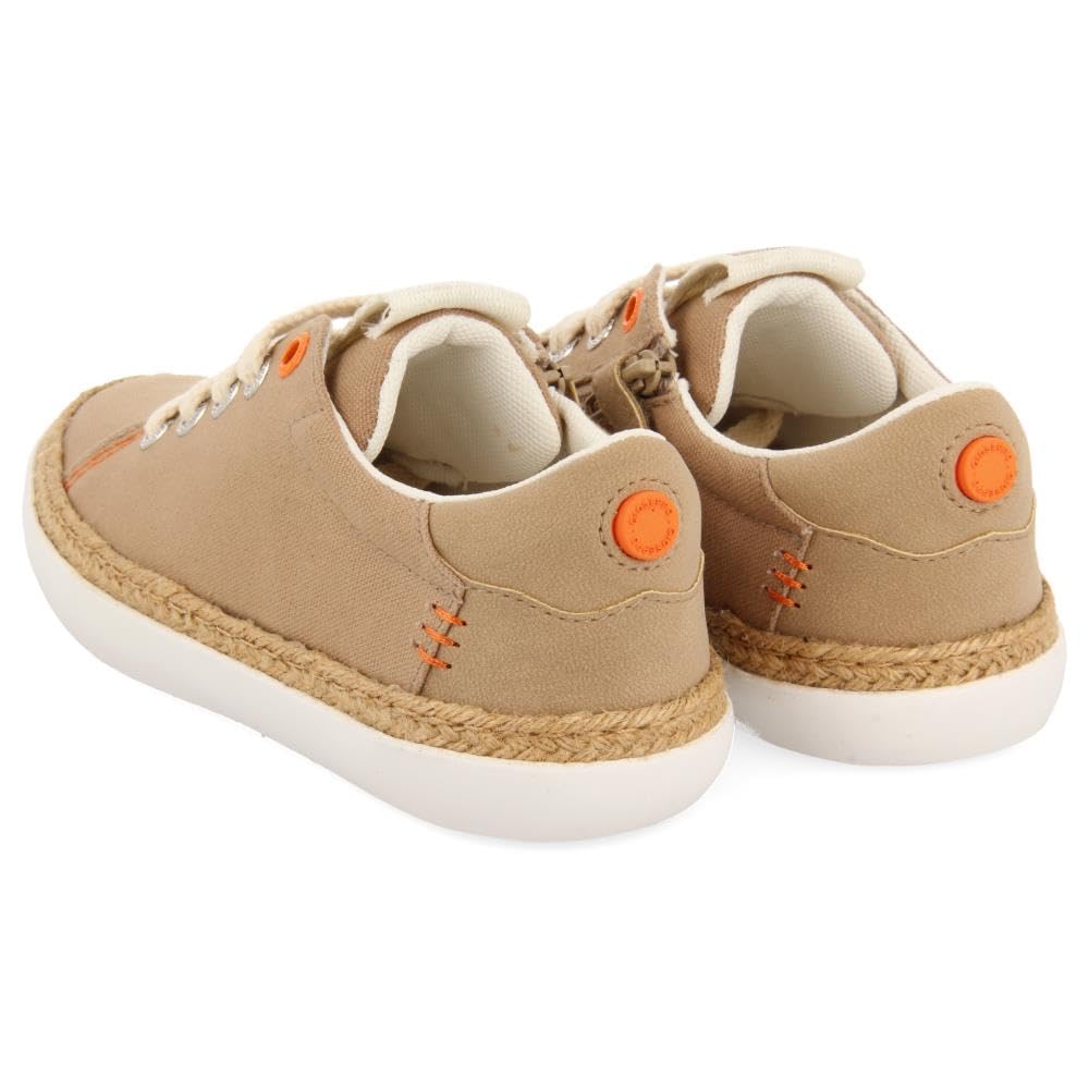 Sneakers Color Beige con Detalle EN Rafia Y Acentos DE Color para NIÑO Y NIÑA TUNJE