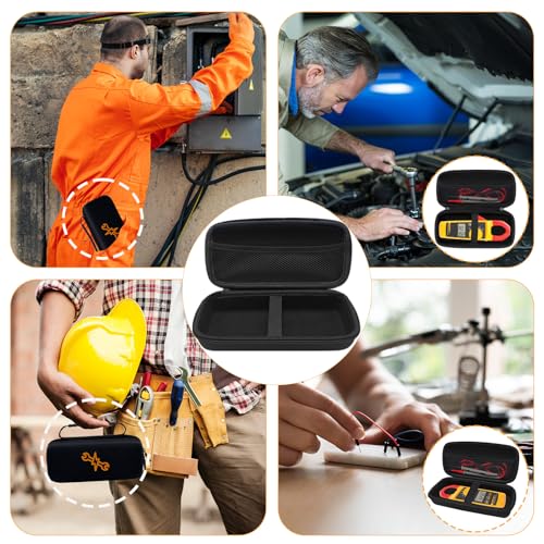 Image of Klawdsky Hard Tool Carrying Case for Fluke 323 /324 /325 /303 /305 Clamp Multimeter FC True RMS Meters(Case Only) (Pack of 3)
