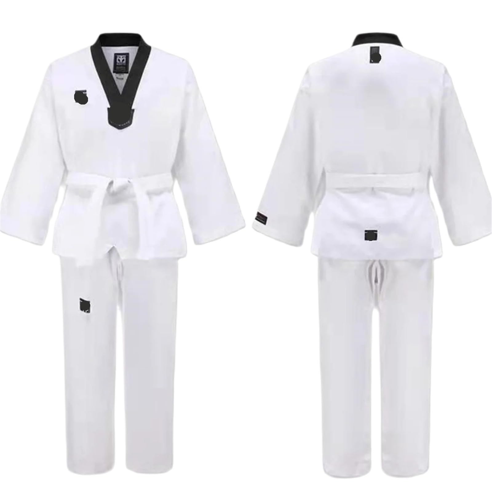Kimono da Karate Uniforme da Taekwondo for Allenamento in Palestra, Tuta da Competizione for Uomo e Donna, Set di Camicia e Pantaloni for Karate(130)