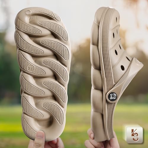Image of KEMISANT Women Clogs,Comfortable Mules Sandals Slippers Nurse Garden Shoes Unisex for Men Cushioned Support