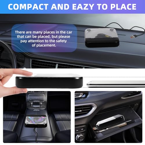 Image of Portable CD Player for Car, External Car CD Player with USB /AUX Ports, Anti-Skip, Universal Music Player for Vehicle, Laptop, TV, Computer, Plug & Play