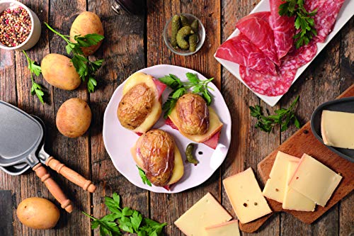 Tefal RE1820 Store'Inn 6 personen gourmet, anti-aanbaklaag, gourmetten, racletten, grillen, 850 W Vermogen, 6 pannetjes… - Afbeelding 8