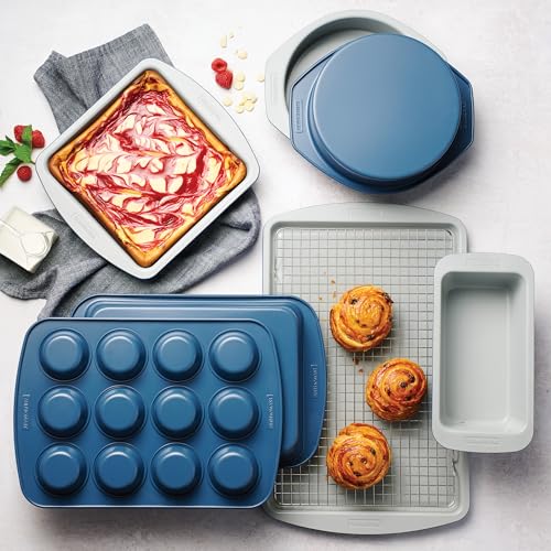 Tramontina Rise 8-Pc Ceramic Non Stick Baking Pans Set - image 2