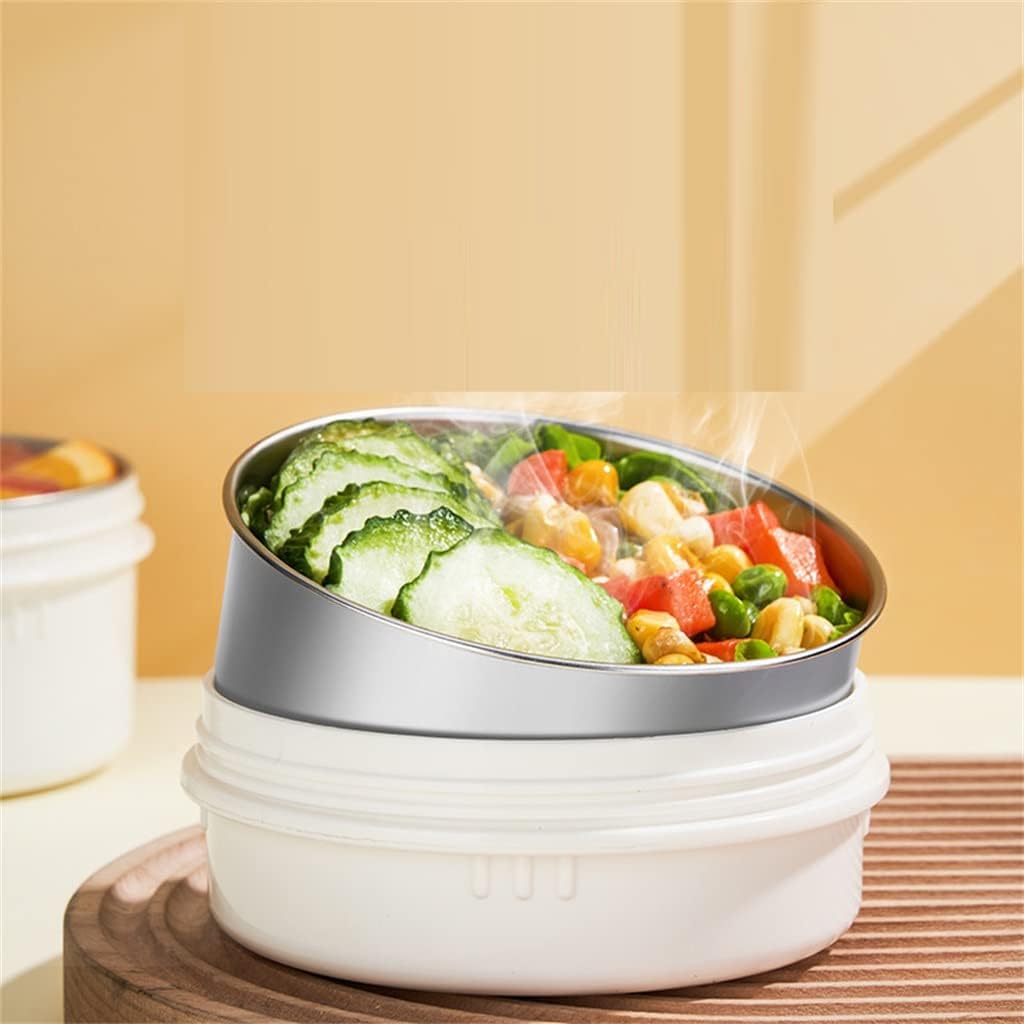 Stainless Steel Vacuum Pot Insulation Lunch Box, Office Capacity, Multi-layer Insulation Bucket, Bento Box