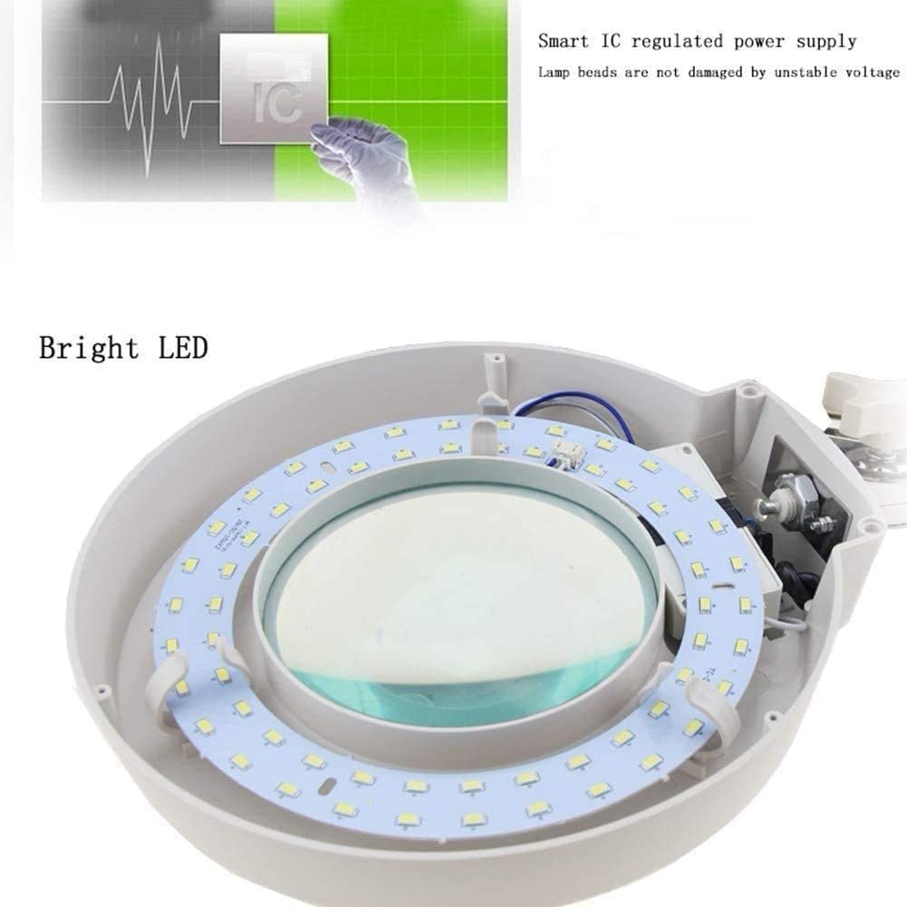 Lupa, Lámpara De Lectura De Mesa Led De Alta Potencia Led Brillantes Gratis Lupas Iluminadas para Lectura Boda