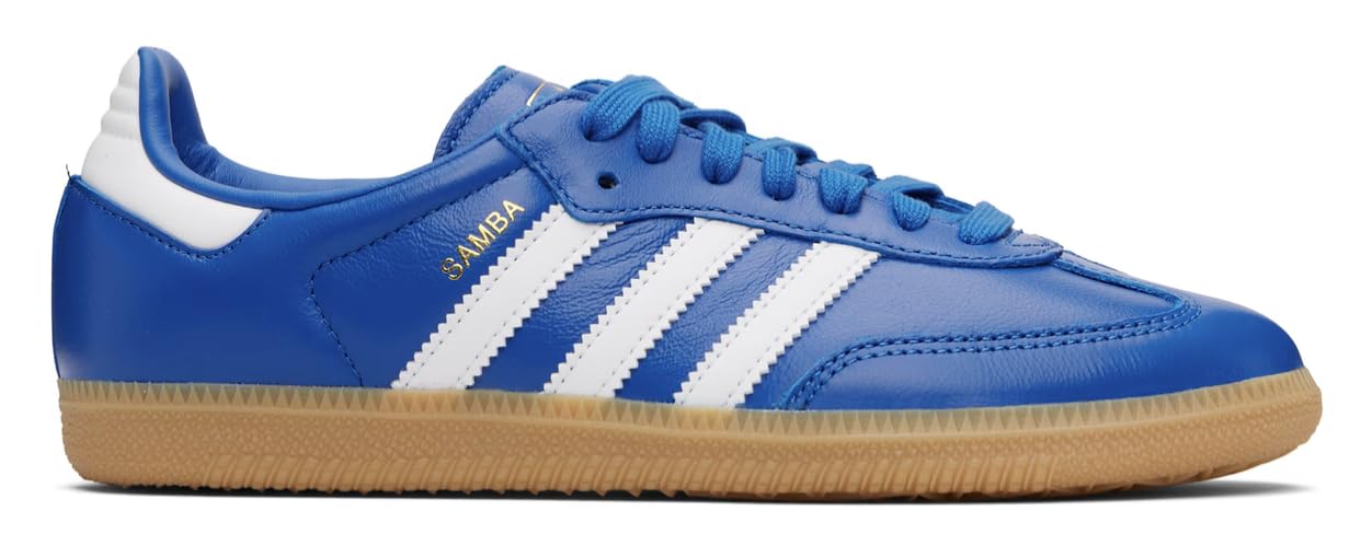 adidas Originals Samba OG Mens Sneaker (Blue Cloud White Gum, 6)