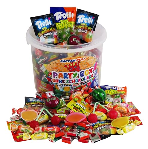 CAPTAIN PLAY Surtido de Caramelos con Golosinas y Chucherias, sin Chocolate, ideal para Cumpleaños Niños, Chuches 1kg