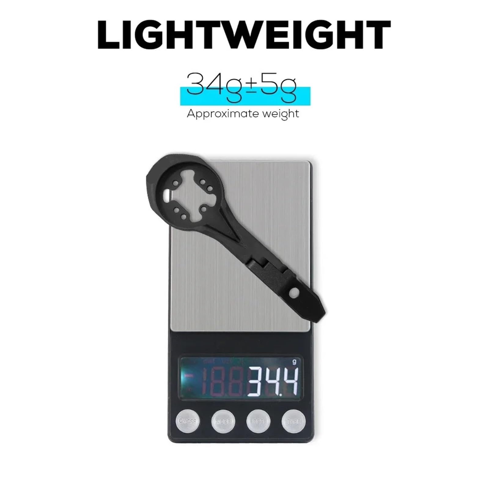 Uchwyty kierownicy telefon komórkowy Zintegrowany uchwyt na komputer na kierownicę, kompatybilny z Gopro/GPS/Garmin/Bryton/Wahoo, stop aluminium