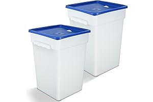 Commercial Grade 22 Quart Food Storage Container with Airtight Lid
