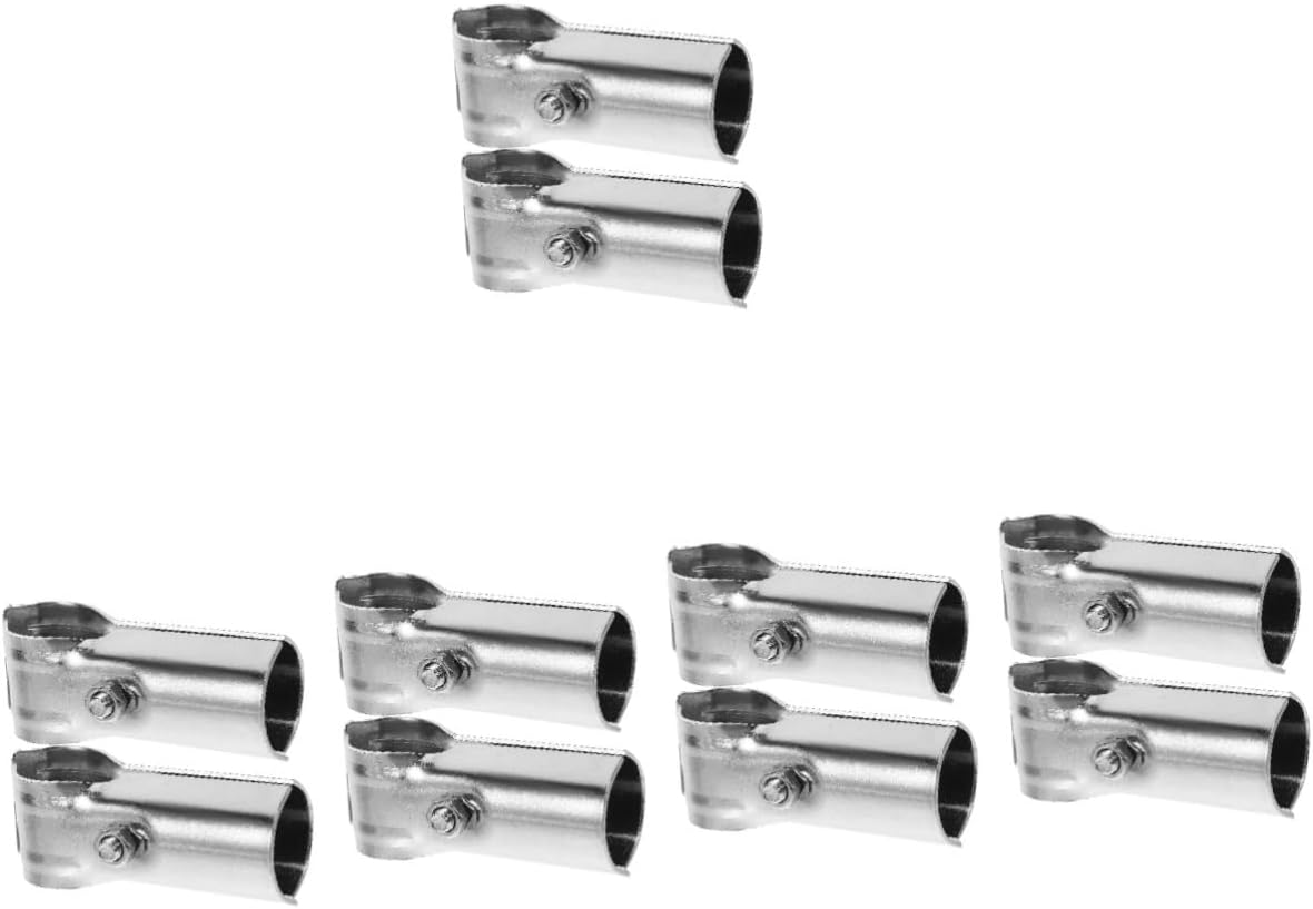 OSALADI 10pcs Greenhouse Tube Adapter Pipe Repair Clamp Greenhouse Pipe Clamps Tube Clip