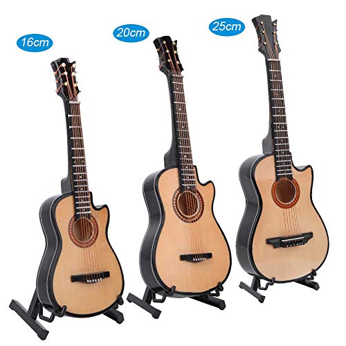 Garosa Mini Instrument de Guitare modèle, Ornement de modèle de Guitare Classique Musicale Miniature pour Amis Famille… - Les Beatles, Paul McCartney, John Lennon, RIngo Starr, George Harrison Garosa Mini Instrument de Guitare modèle, Ornement de modèle de Guitare Classique Musicale Miniature pour Amis Famille… – Image 3