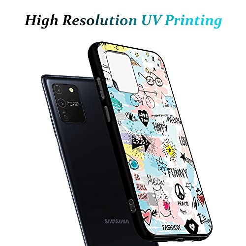 Image of Amazon Brand - Solimo Designer Series UV Printed Side Soft Back Hard Case Mobile Cover for Samsung Galaxy S10 Lite - D152