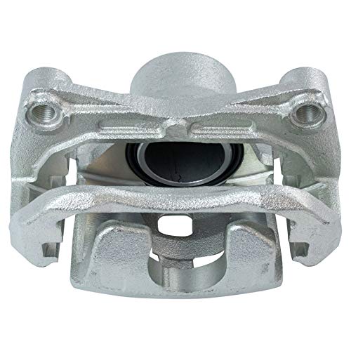 Image of TRQ Front Driver and Passenger Side Brake Caliper Set Caliper Brackets Hardware Compatible with 07-09 Nissan Altima 07-10 Sentra SE-R 07-08 Sentra SE-R Spec V