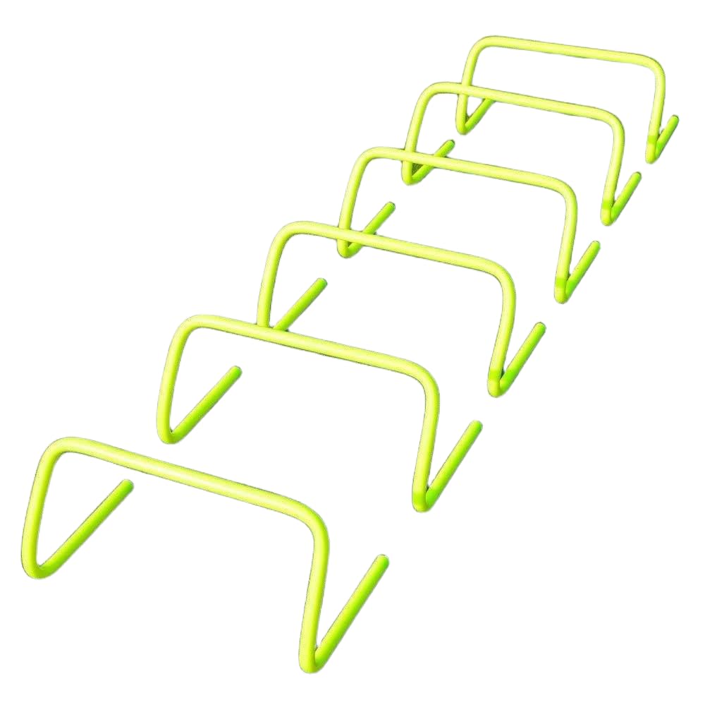 HACKERX Strong PVC Tube Agility Hurdles for Training and Speed 6-inches Green-Pack of 6 PVC Speed Hurdles (for Adults, Children Pack of 6)-image-19