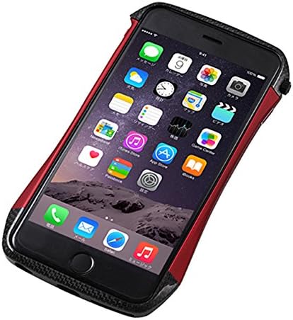 Deff Hybrid Cleave real Carbon Alu Mix Bumper Case for Iphone 6 (4.7) - Carbon/Red
