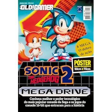 Capa do livro Superpôster OLD!Gamer - Mega Drive - Sonic the Hedgehog 2