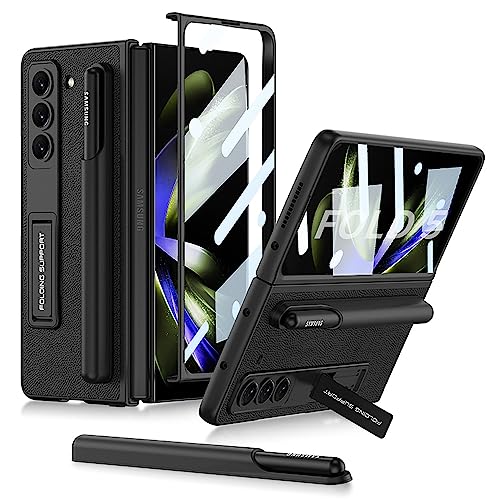 Étui en cuir Galaxy Z Fold 5 fait main : luxe et protection premium