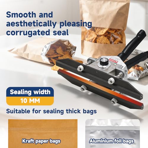 Scelleuse pour sacs en papier kraft avec température réglable 250°C
