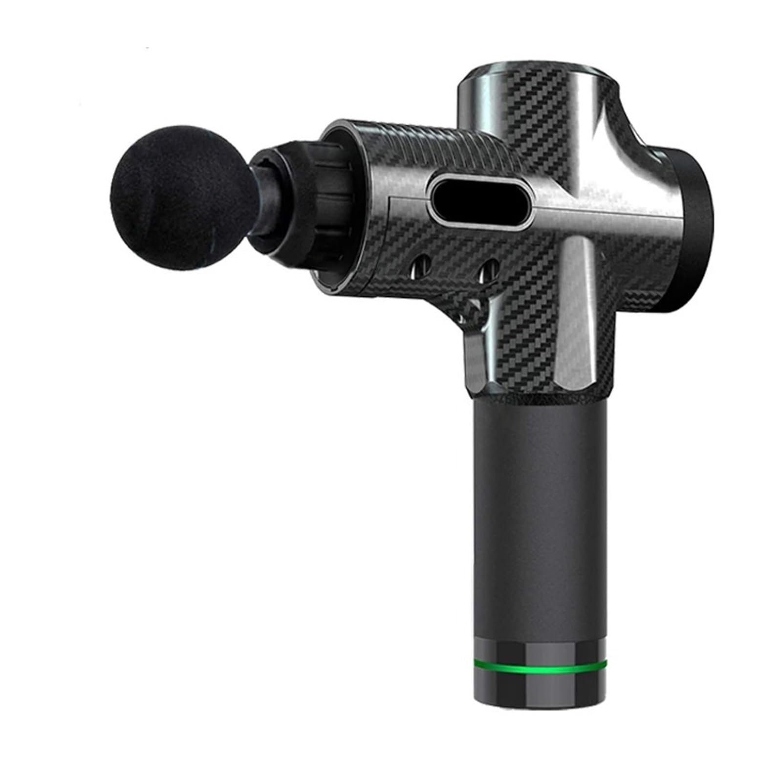 Pistolet do masażu, Elektryczny Pistolet Do Masażu Mięśni, Pistolet Perkusyjny, Masażer Do Ciała, Szyi, Pleców I Nóg, Narzędzie Fitness Na Prezent dla mężczyzn/kobiet(Fiber)