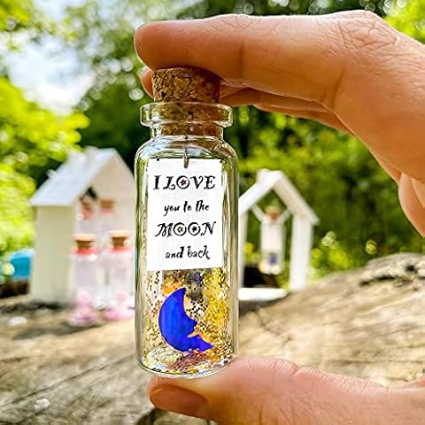 Kseniya Revta Custom Message in a Bottle Gift for Her and Him - Romantic Anniversary Presents for Boyfriend Girlfriend Wife Husband (Custom Design and Personalized Message, Message Bottle) Cover