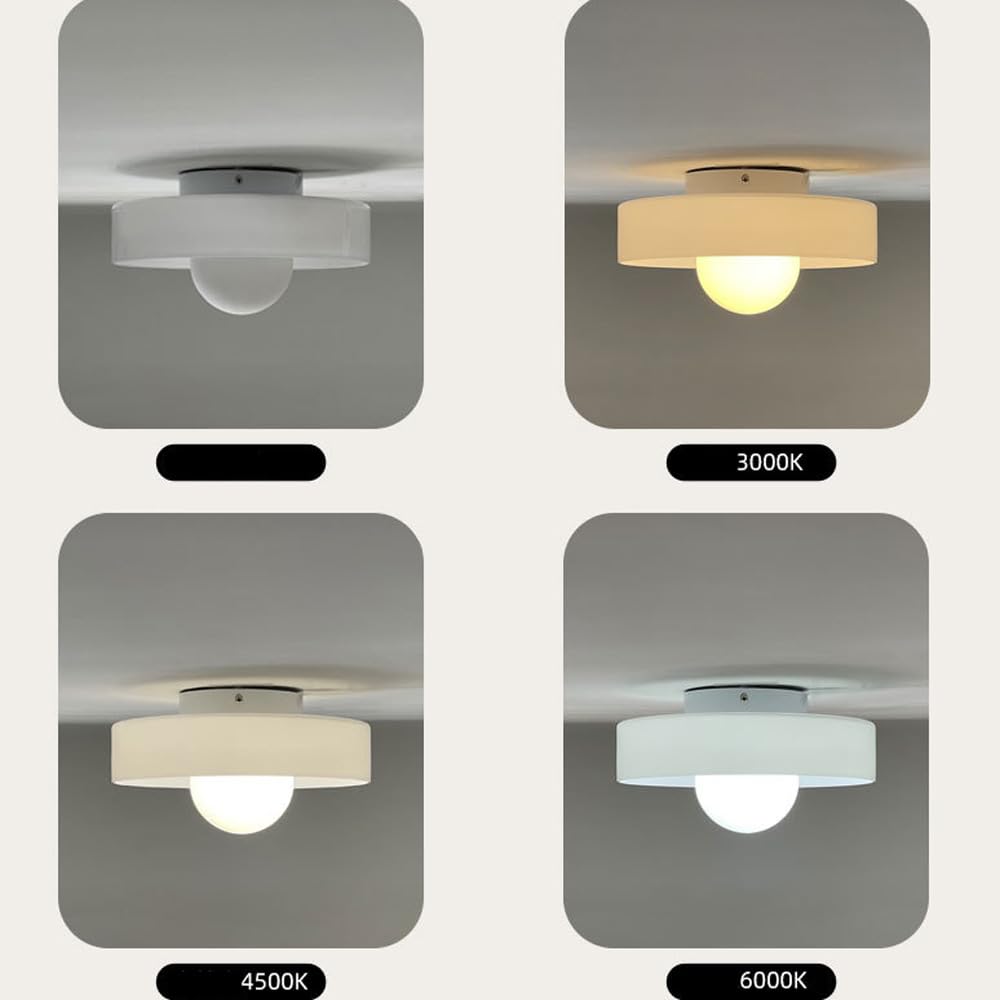 Nowoczesna lampa ścienna z połowy wieku, lampy sufitowe do przedpokoju, duże białe szkło pomarańczowe zielone lampy sufitowe do kuchni, kinkiety do sypialni, ilumi