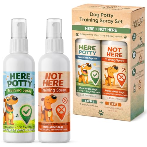 Luremadge Dog Potty Training Spray for Dogs & Puppies, No-Go Spray & Here Potty Training Spray,...