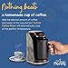 Any Morning Turkish Coffee Maker, Automatic Greek & Machine, 1-4-Cup 120v Electric Pot, Low-Watt Maker with Overflow Prevention, Sound Alarm, and Safety System, Black