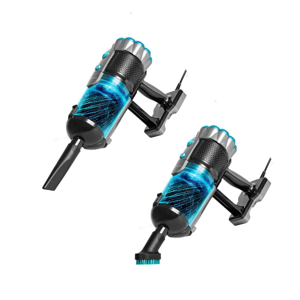 Cecotec Aspiradora Vertical con Cable sin Bolsas Conga Popstar 600 Ultra. 600W Potencia Máxima, Poder de Succión hasta 18kPa, Depósito 500ml, Filtro de Alta Eficiencia, Cable 360º, Radio de Acción 6m