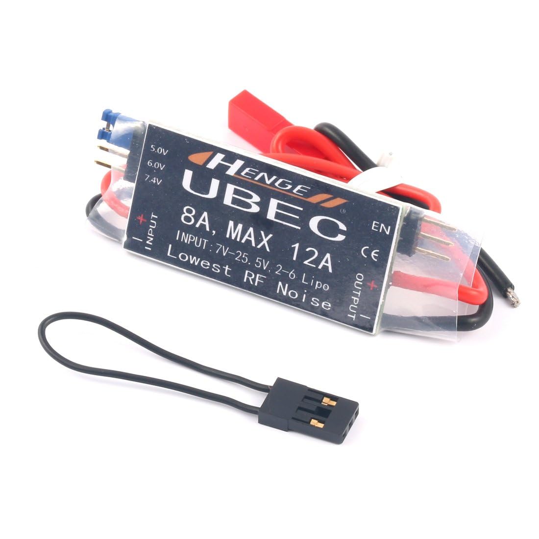 8A Uscita UBEC 5 V / 6 V 8 A Max 12A Inport 7V-25.5V 2-6S Lipo / 6-16 Celle modalità Interruttore di Ingresso Ni-MH BEC per RC Helicopter