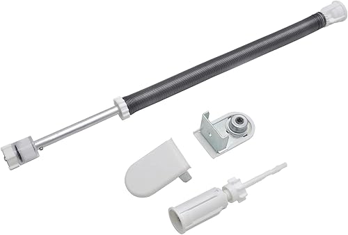 Miniatura 5 de HTTMT - Muelle wRoller Persiana de cortina colgante para tubo de 0.984 in PN ET-BLIND-SB014-4-BLANCO