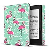 TNP Case for Kindle Paperwhite 10th Gen / 10 Generation 2018 Release - Slim Light Smart Cover Sleeve with Auto Sleep Wake Compatible with Amazon Kindle Paperwhite 2019 2020 Version (Flamingo)