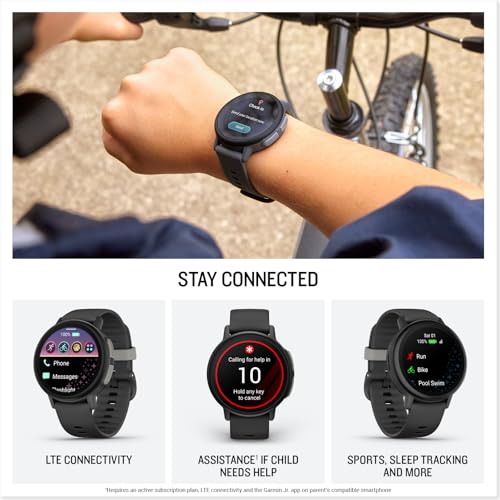 Garmin Bounce™ 2, Kids Smartwatch, Calling & Texting, 43mm, Slate Gray - image 4