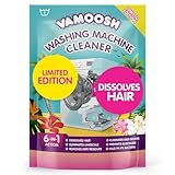 Vamoosh 6-in-1 Washing Machine Cleaner, Tropical Paradise Scent. Dissolves Hair, Eliminates Bad Odours, Removes Limescale, Deep Clean, Leaves Smelling Fresh, Antibacterial, Descales, 1 Wash - Image 1