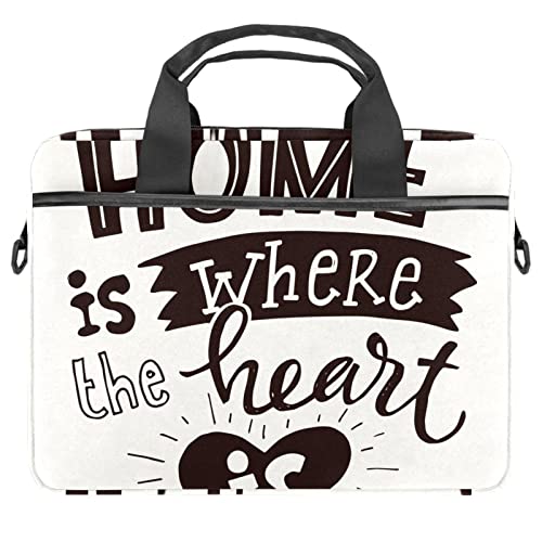 Sacoche portable Home is Where The Heart is pour emporter votre univers