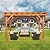 U-MAX 12'x10' Wooden Gazebo on Clearance Wood Pergola with Solid Structure, Snow and Wind Supported,Mirador Outdoor Pergola Plant Support for Patio Deck Garden Backyard Grill BBQ